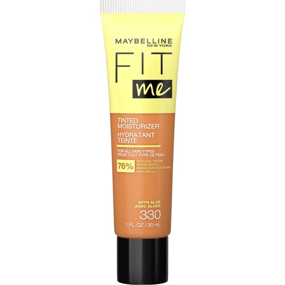 Maybelline Fit Me Getönte Feuchtigkeitscreme – Leichte Abdeckung, 12h Feuchtigkeit Für Einen Ebenmäßigen Teint